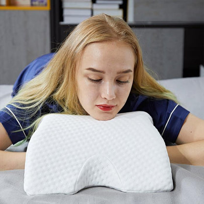 Ergonomski jastuk za vrat od poliesterskih vlakana – Udobnost i potpora za spavanje ili odmor