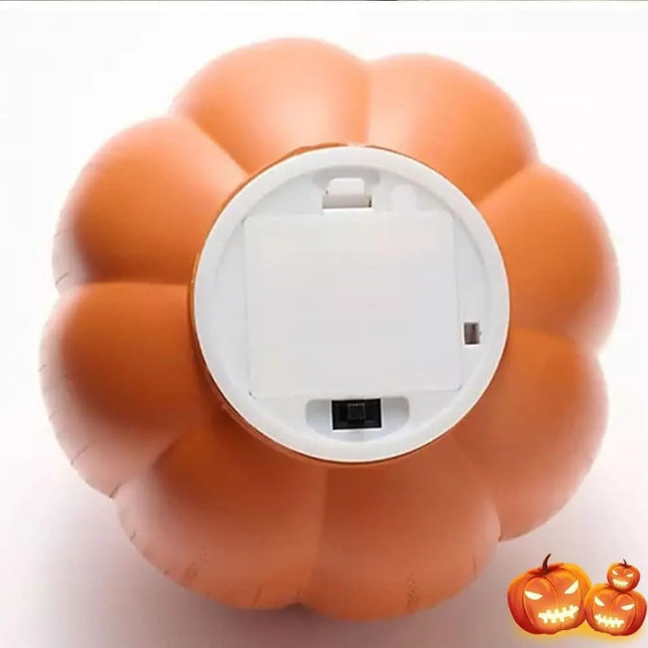 Calabaza decorativa LED luminosa con temporizador para espacios interiores otoñales