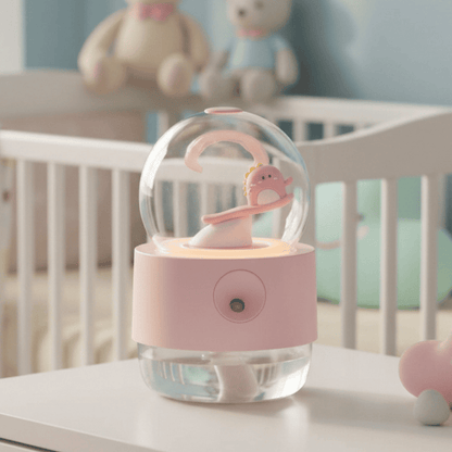 Humidificador inalámbrico con luz nocturna y caja de música