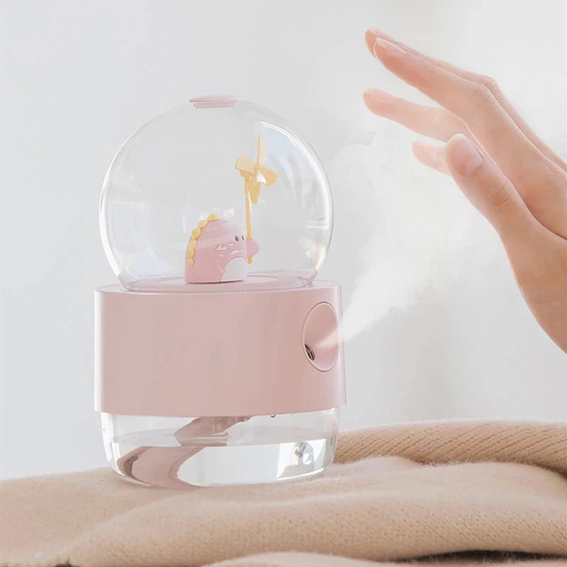 Humidificador inalámbrico con luz nocturna y caja de música