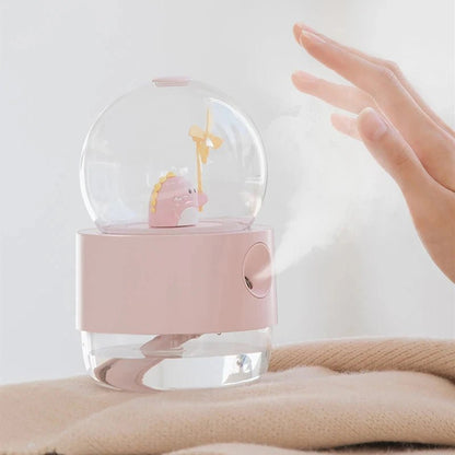 Humidificador inalámbrico con luz nocturna y caja de música