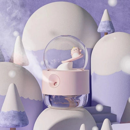 Humidificador inalámbrico con luz nocturna y caja de música