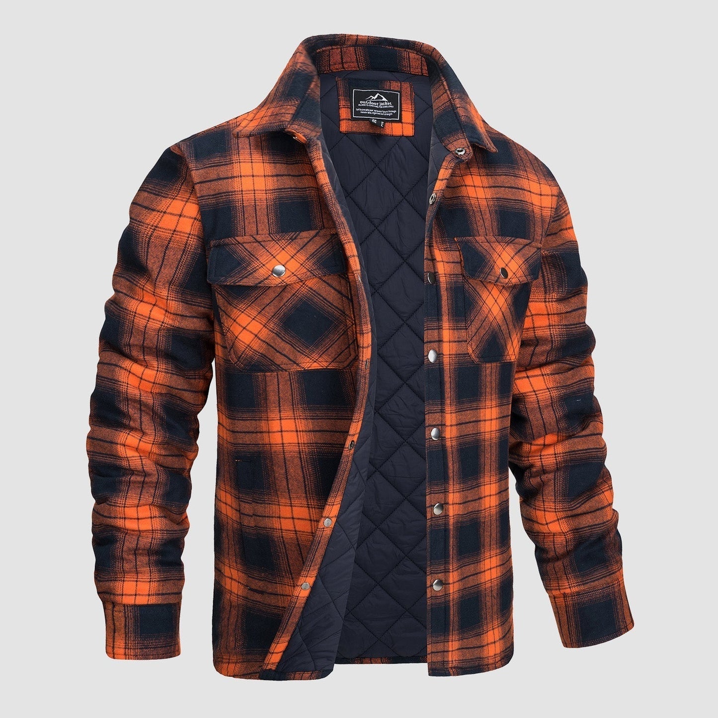 Camisa de franela forrada: cálida y duradera.