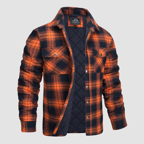 Camisa de franela forrada: cálida y duradera.