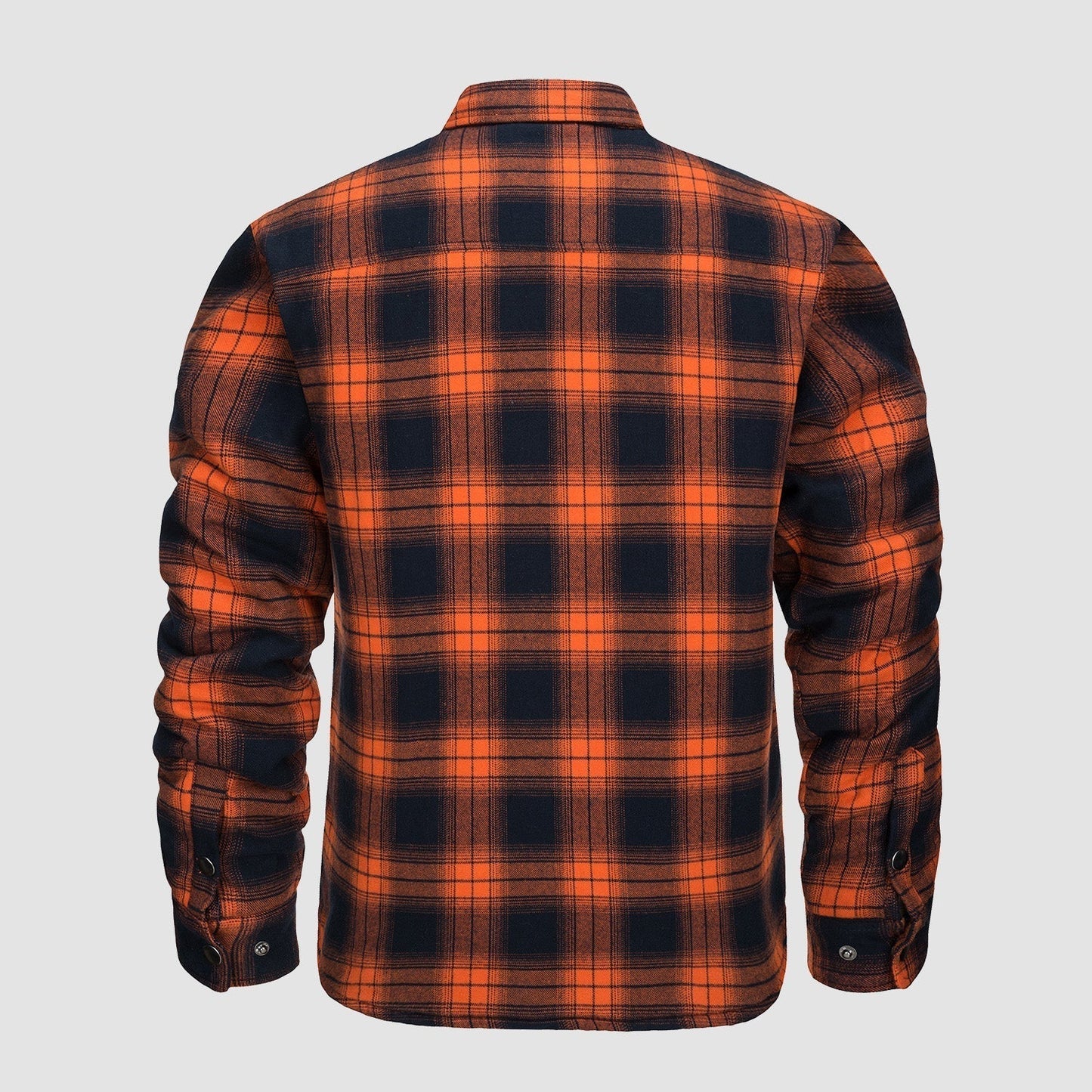 Camisa de franela forrada: cálida y duradera.