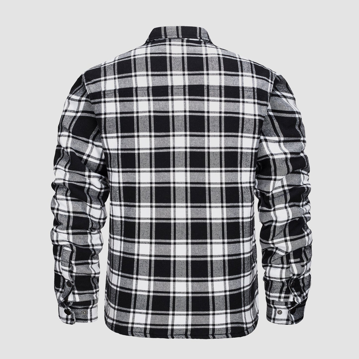 Camisa de franela forrada: cálida y duradera.