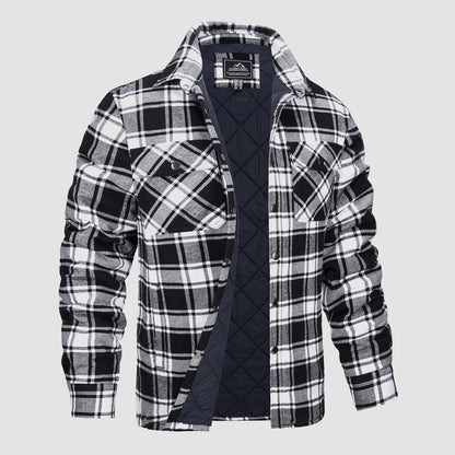 Camisa de franela forrada: cálida y duradera.