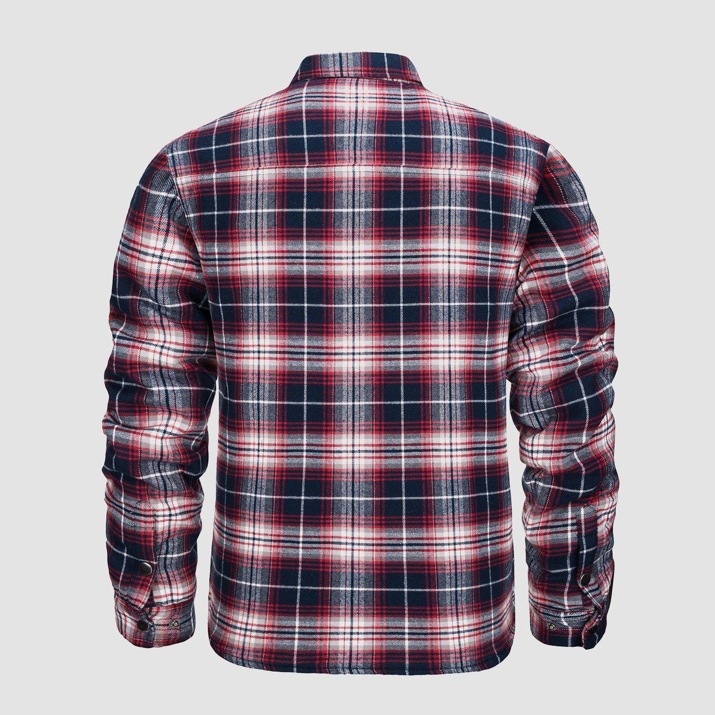 Camisa de franela forrada: cálida y duradera.