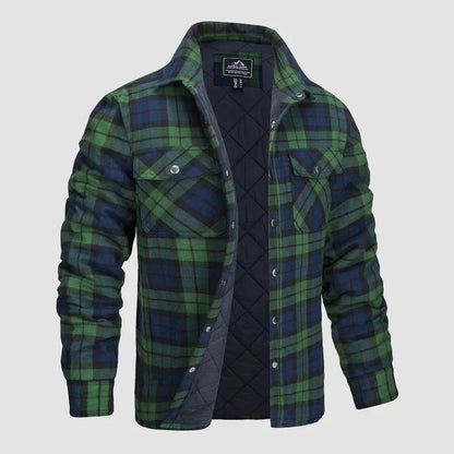 Camisa de franela forrada: cálida y duradera.