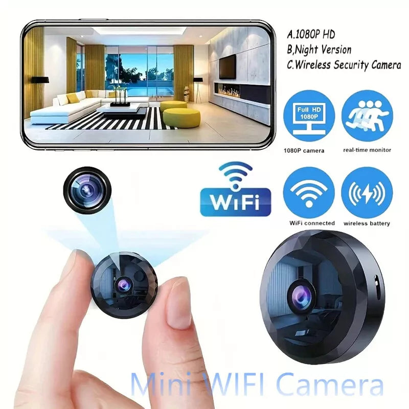 Magnetična mini WiFi kamera – Diskretna i pouzdana za dan i noć