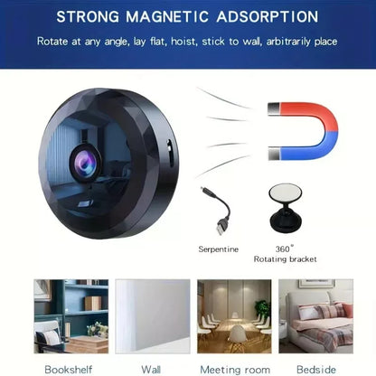 Magnetična mini WiFi kamera – Diskretna i pouzdana za dan i noć