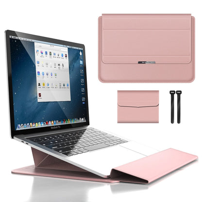Laptop-Hülle mit faltbarem Ständer und Magnetverschluss