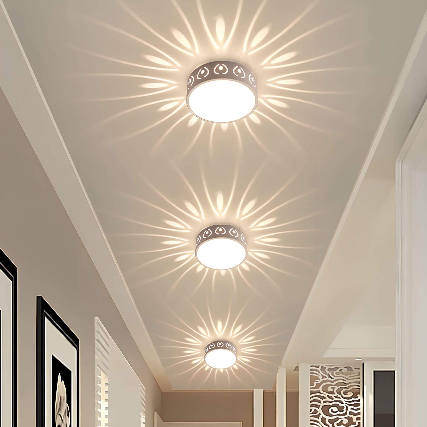 Moderna LED stropna svjetiljka – Za ulaz, hodnik i balkon