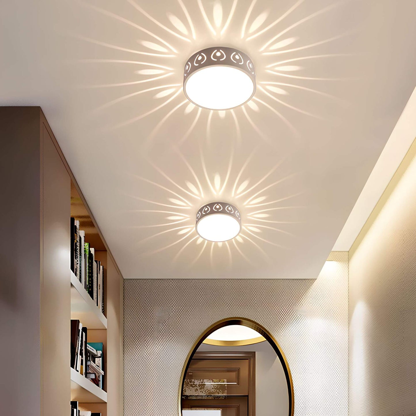 Moderna LED stropna svjetiljka – Za ulaz, hodnik i balkon