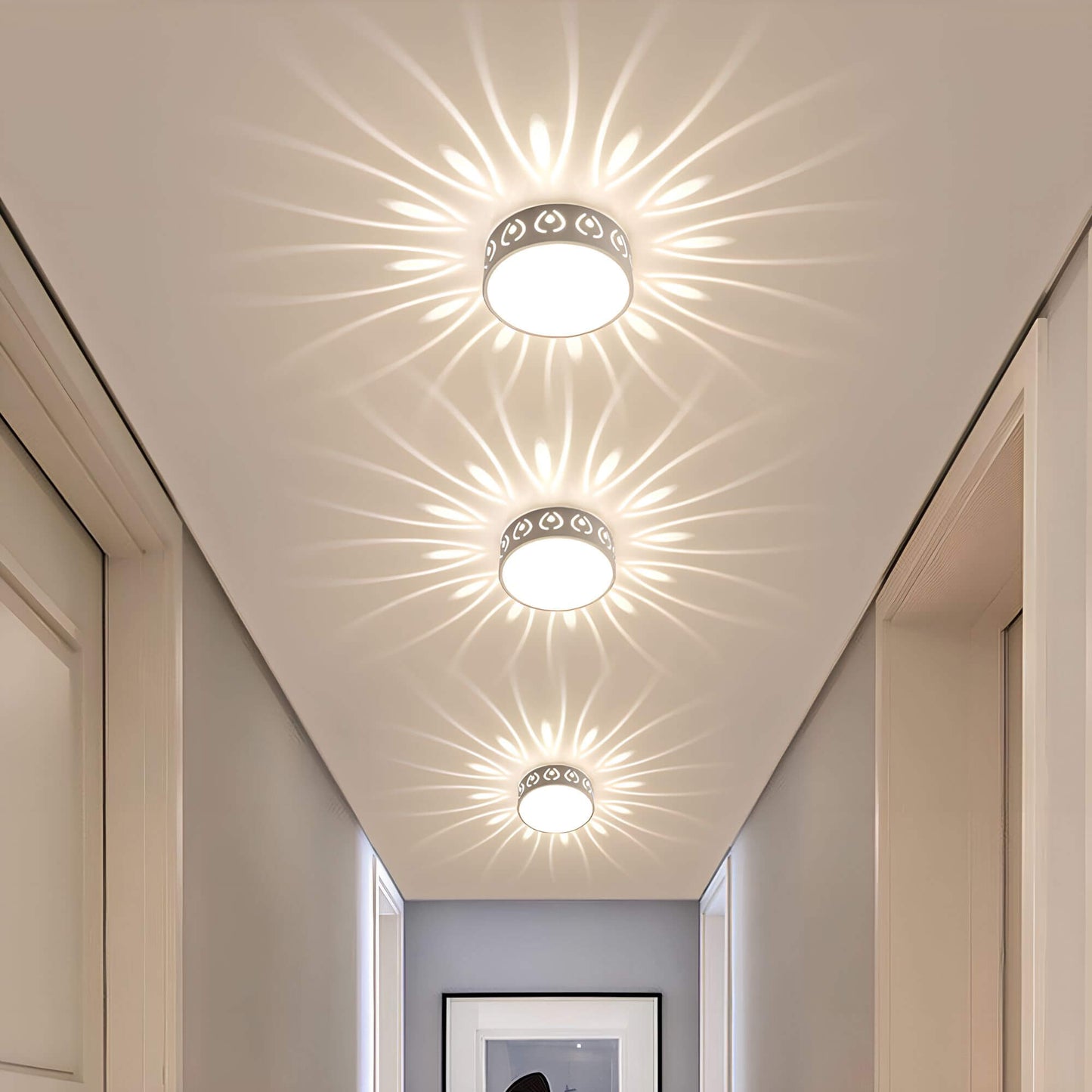Moderna LED stropna svjetiljka – Za ulaz, hodnik i balkon