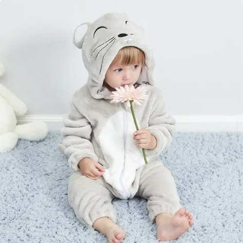 Džungla prijatelji baby kombinezon – Slatki životinjski kombinezon za tvoje dijete