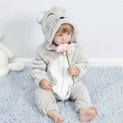 Džungla prijatelji baby kombinezon – Slatki životinjski kombinezon za tvoje dijete
