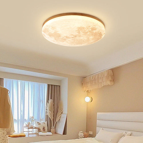 LunarGlow Deckenlampe – Beruhigendes Mondlicht für jedes Interieur
