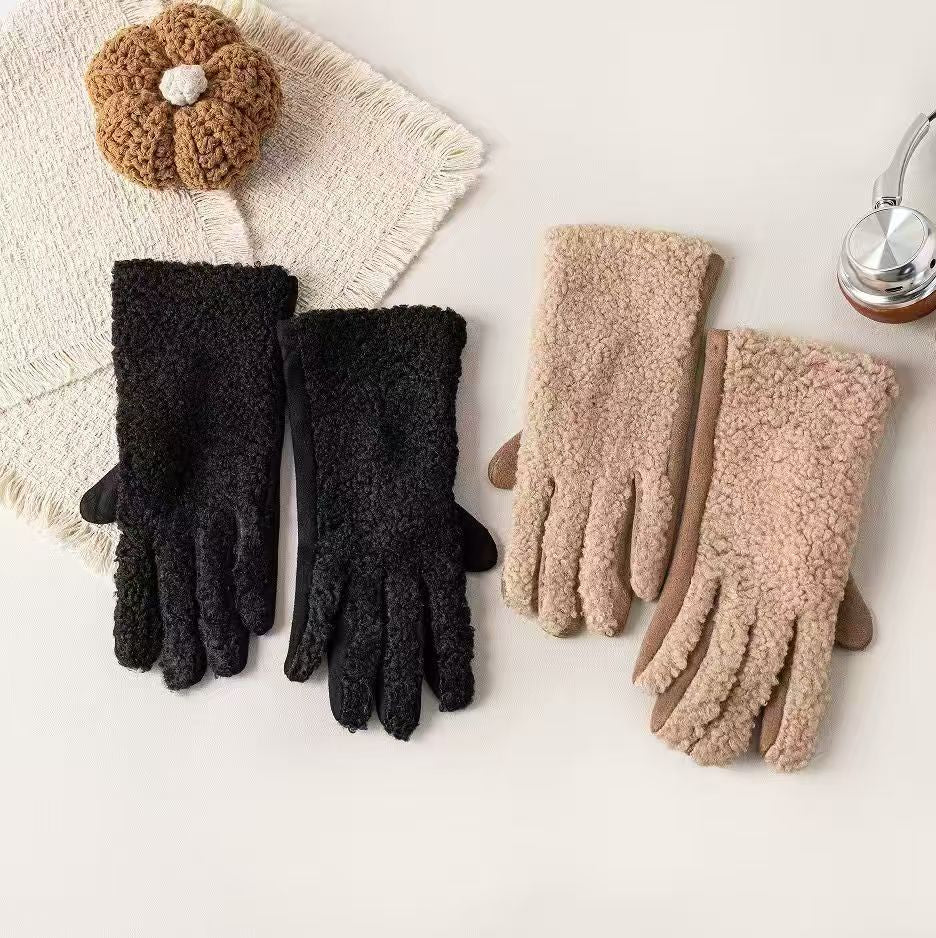 Guantes térmicos de invierno con pantalla táctil y forro aislante
