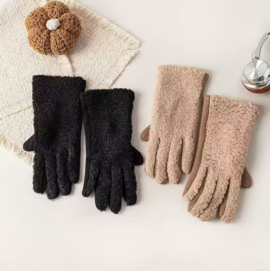 Luvas térmicas de inverno para ecrã tátil com forro isolante