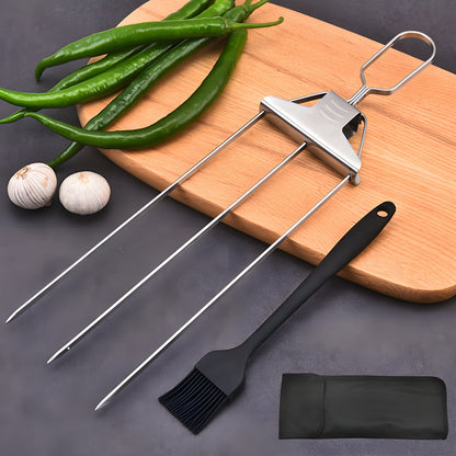 SpiesPro - 3-in-1 Grill Tool - Macht Grillen einfacher und effizienter!
