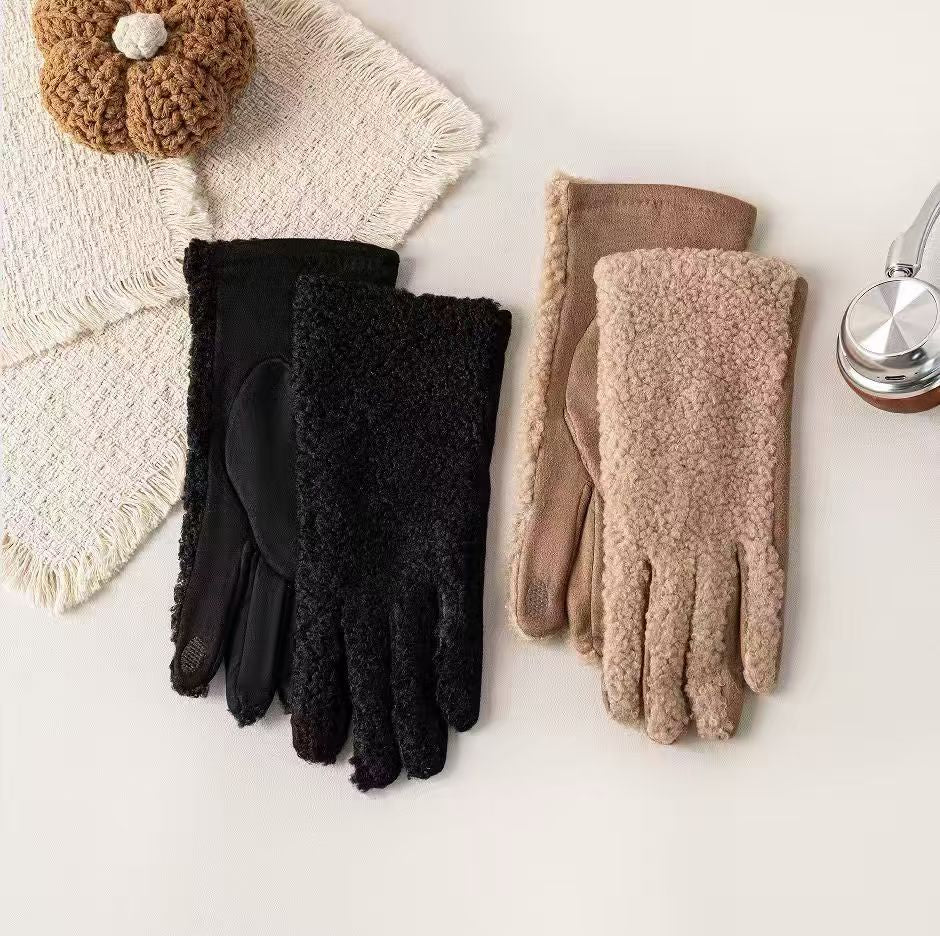 Guantes térmicos de invierno con pantalla táctil y forro aislante