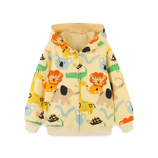 Sudadera con capucha Safari Adventure para niños: estampado animal