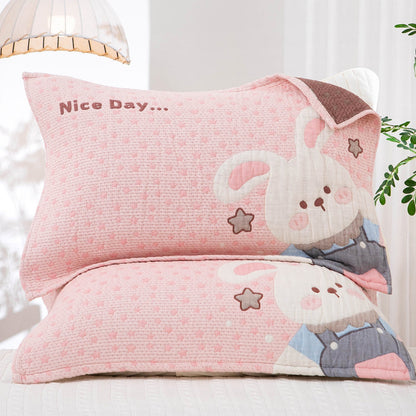 Funda decorativa para cojín con motivo invernal de animales