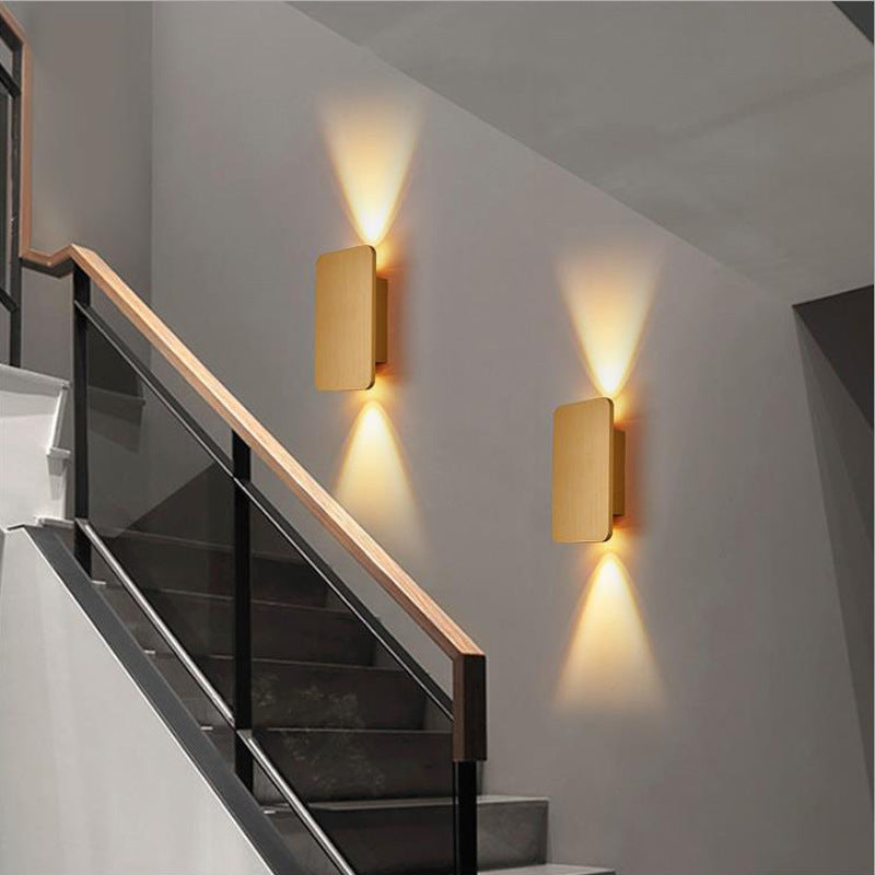 Candeeiro de parede LED retangular