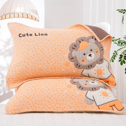 Funda decorativa para cojín con motivo invernal de animales