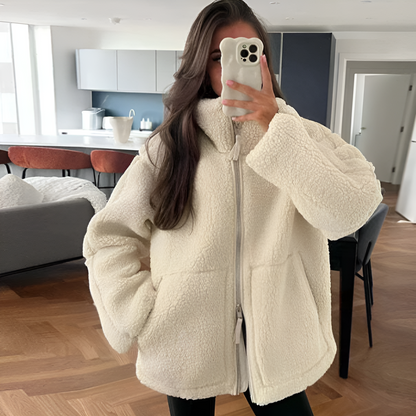 Olivia udobna teddy jakna – Za tople i stilske dane