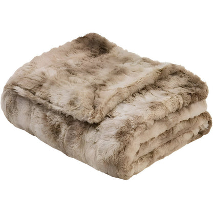 Weiche Fleecedecke mit Batikmuster