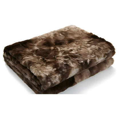 Weiche Fleecedecke mit Batikmuster