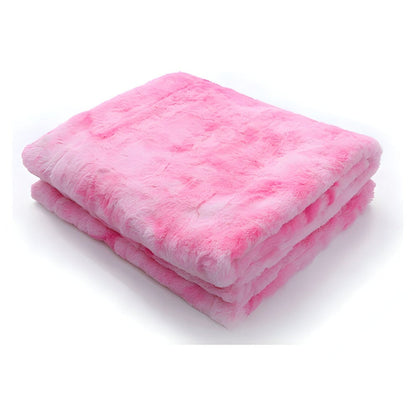 Weiche Fleecedecke mit Batikmuster