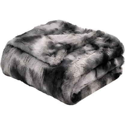 Weiche Fleecedecke mit Batikmuster