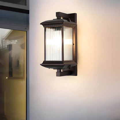 Lámpara de pared exterior estilo farol