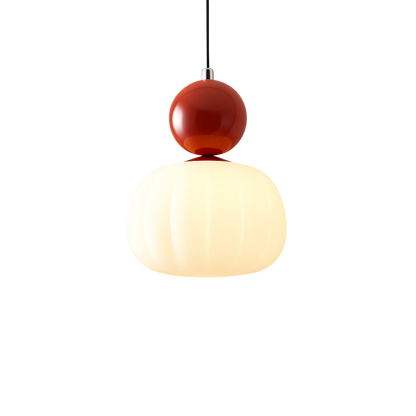 Candeeiro suspenso Art Déco com cúpula redonda