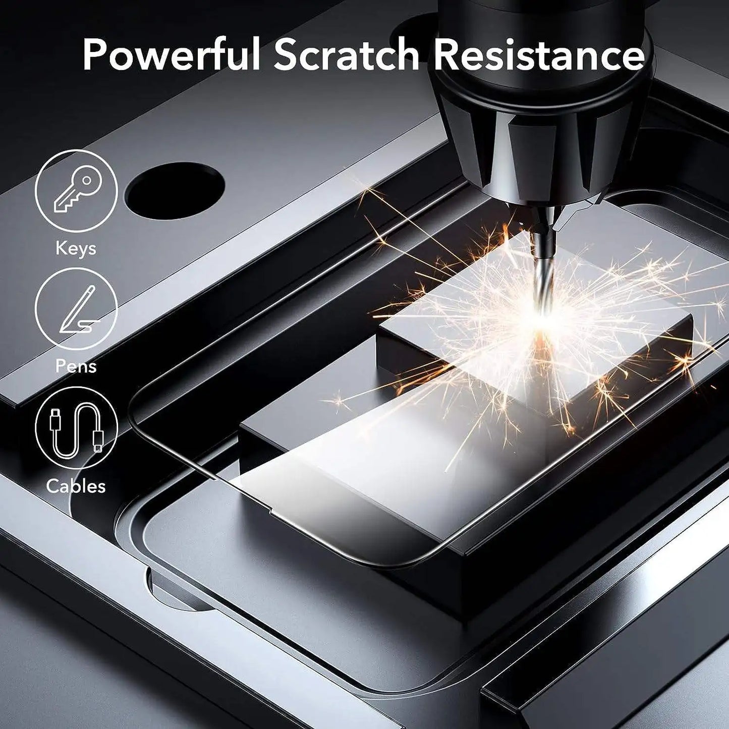 Protector de pantalla para iPhone de cristal templado: protección total