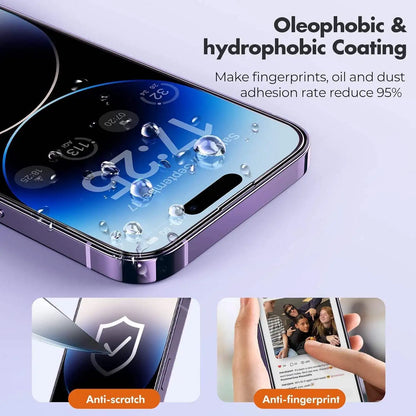 Protector de pantalla para iPhone de cristal templado: protección total
