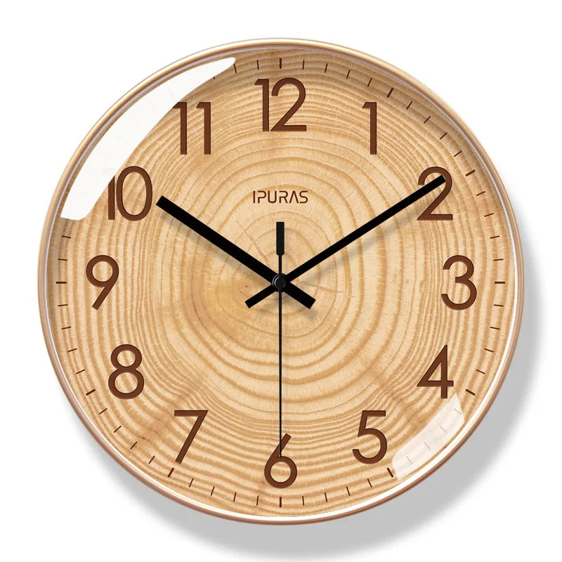 TimeWisp drveni zidni sat – Tihi i elegantan mjerač vremena