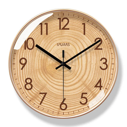 TimeWisp drveni zidni sat – Tihi i elegantan mjerač vremena