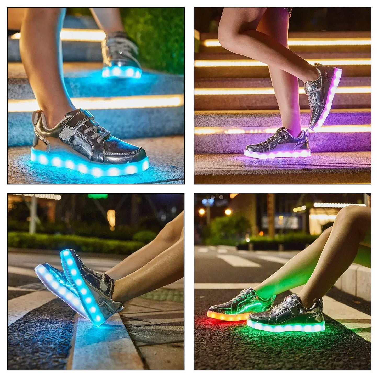 Strahlende Schrittmacher - LED-Schuhe für Kinder, die Leuchten
