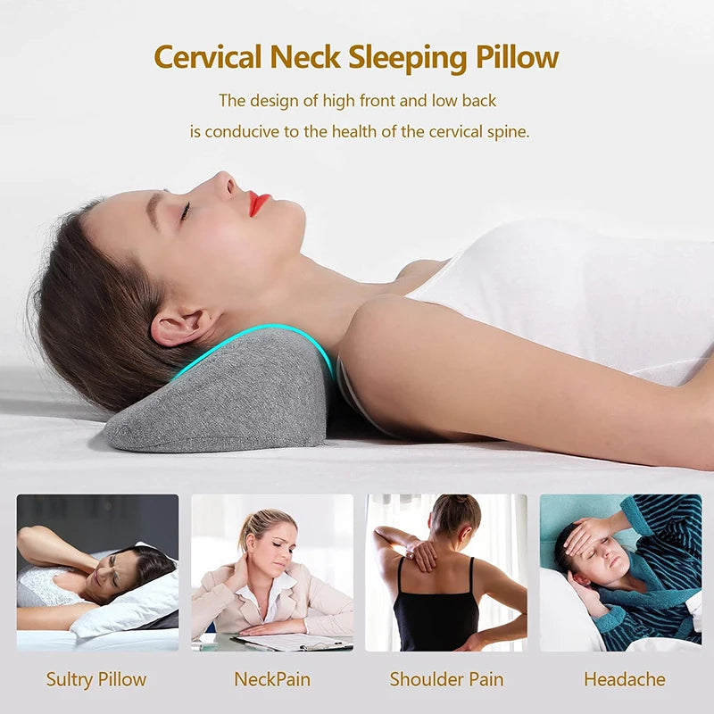 Almohada cervical ergonómica para tumbarse
