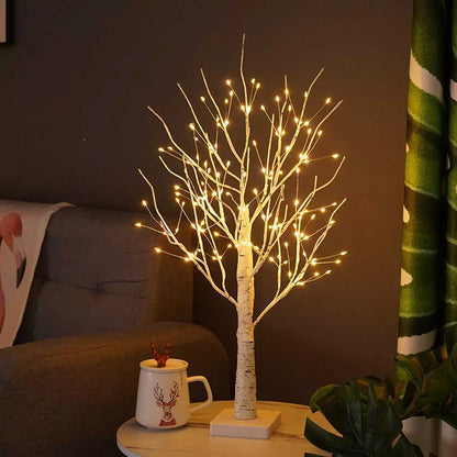 Árbol iluminado atmosférico: para un ambiente acogedor y cálido