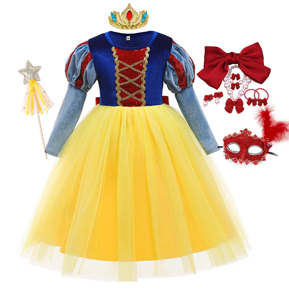 Sophia Zauberhaftes Prinzessinnenkleid für Kinder – Magisches Cosplay-Outfit für Partys