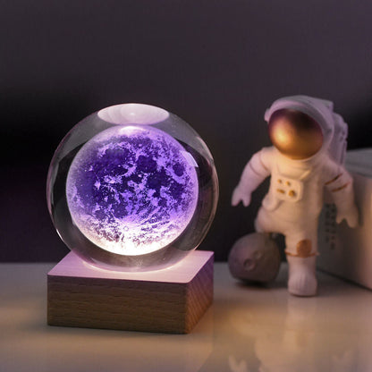 SternenLichter – 3D kristalna dekorativna lampa svemira