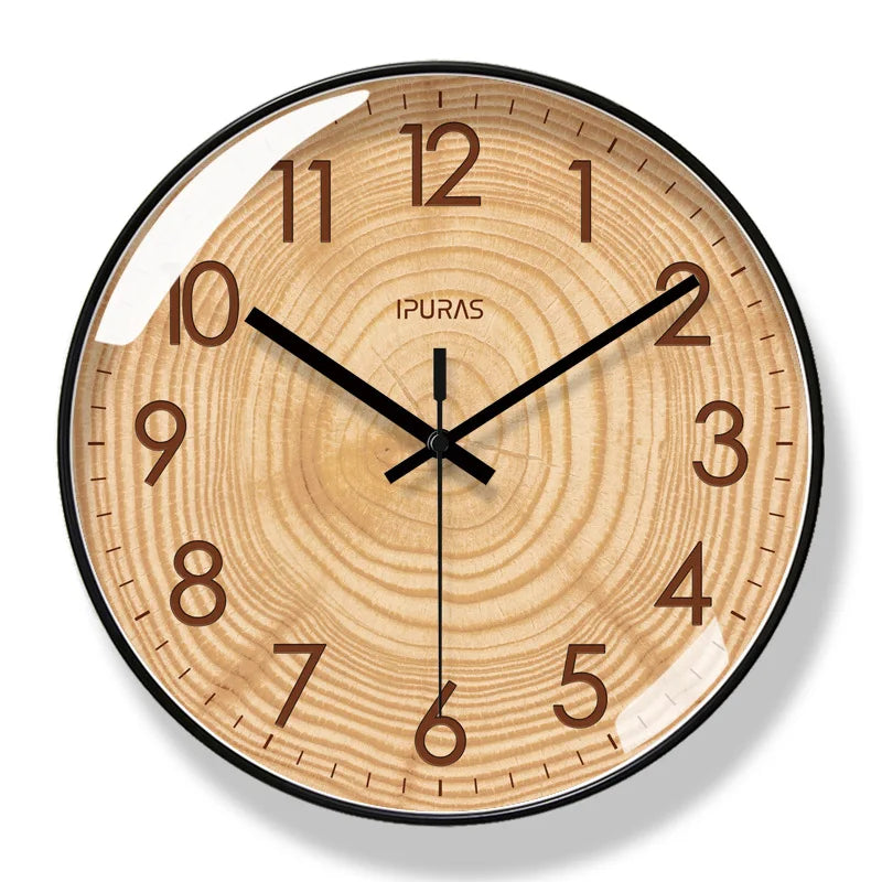TimeWisp drveni zidni sat – Tihi i elegantan mjerač vremena