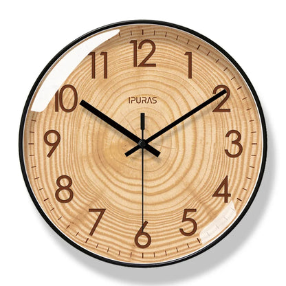 TimeWisp drveni zidni sat – Tihi i elegantan mjerač vremena
