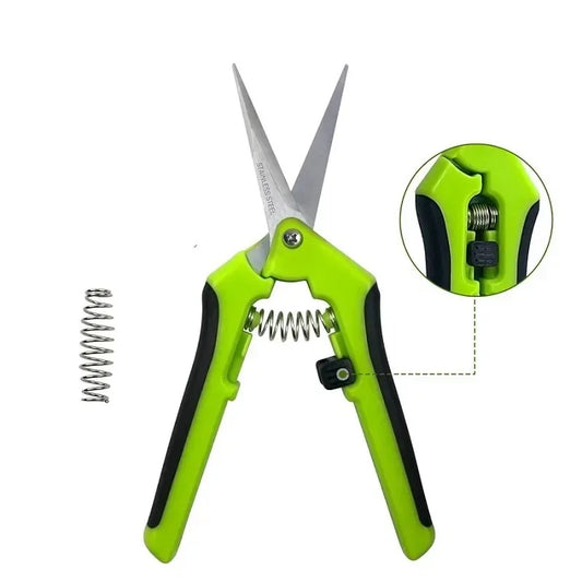 Tijeras de jardín GreenCut de 6,5 pulgadas: ergonómicas y estables