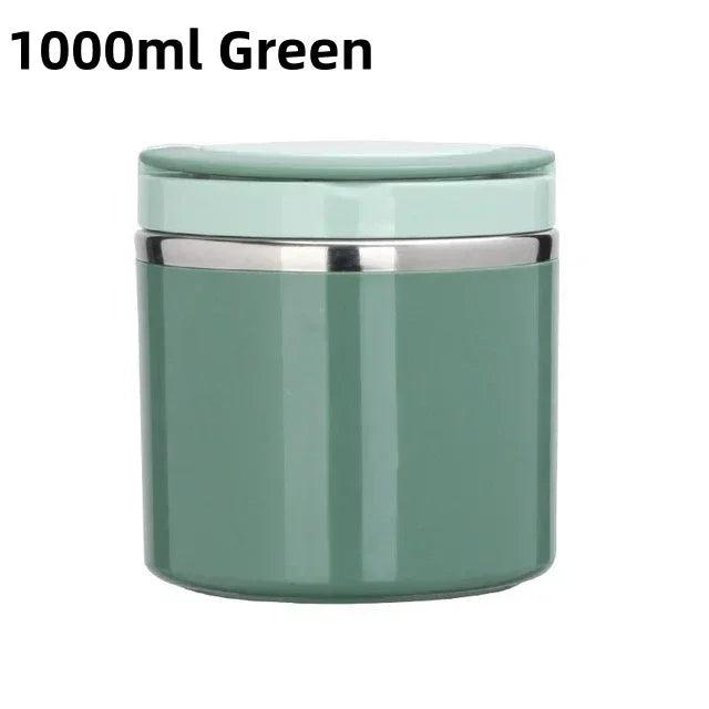 Recipiente térmico para comida de acero inoxidable de 630/1000 ml